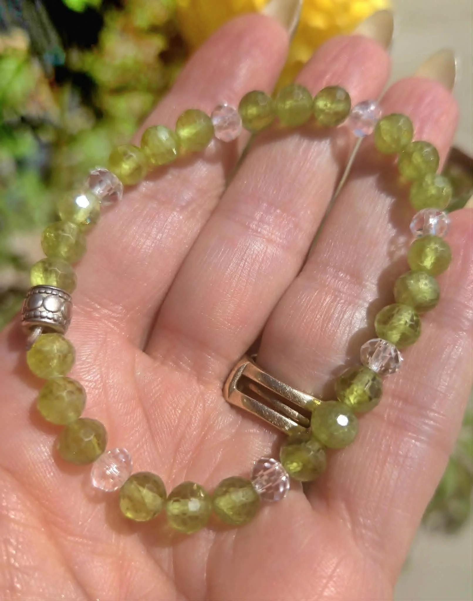 Small Bead Peridot Bracelet | Delicate Abundance & Fresh Energy Crystal Jewelry