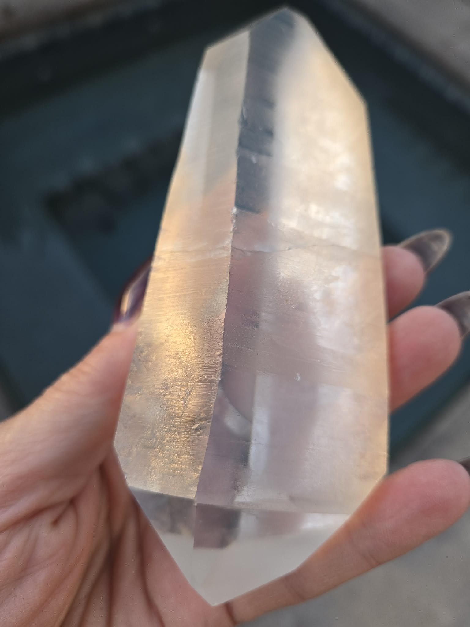 Lemurian Double Terminated Wand Large