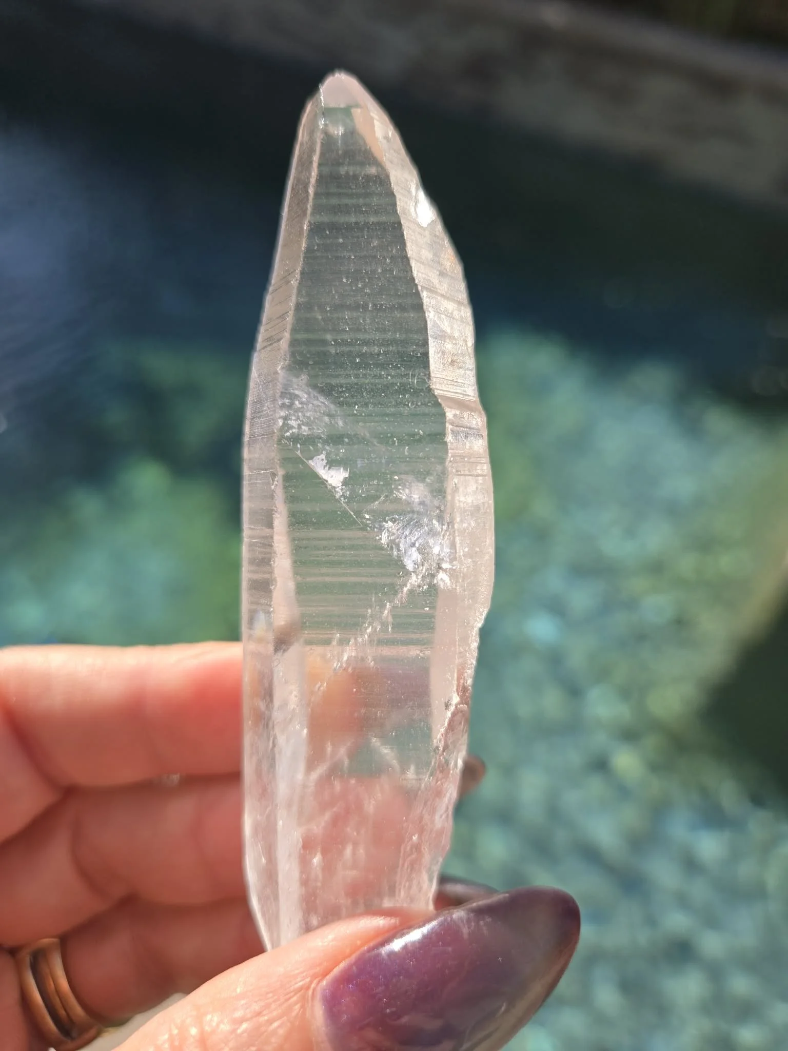 Silver Lemurian Laser Wand