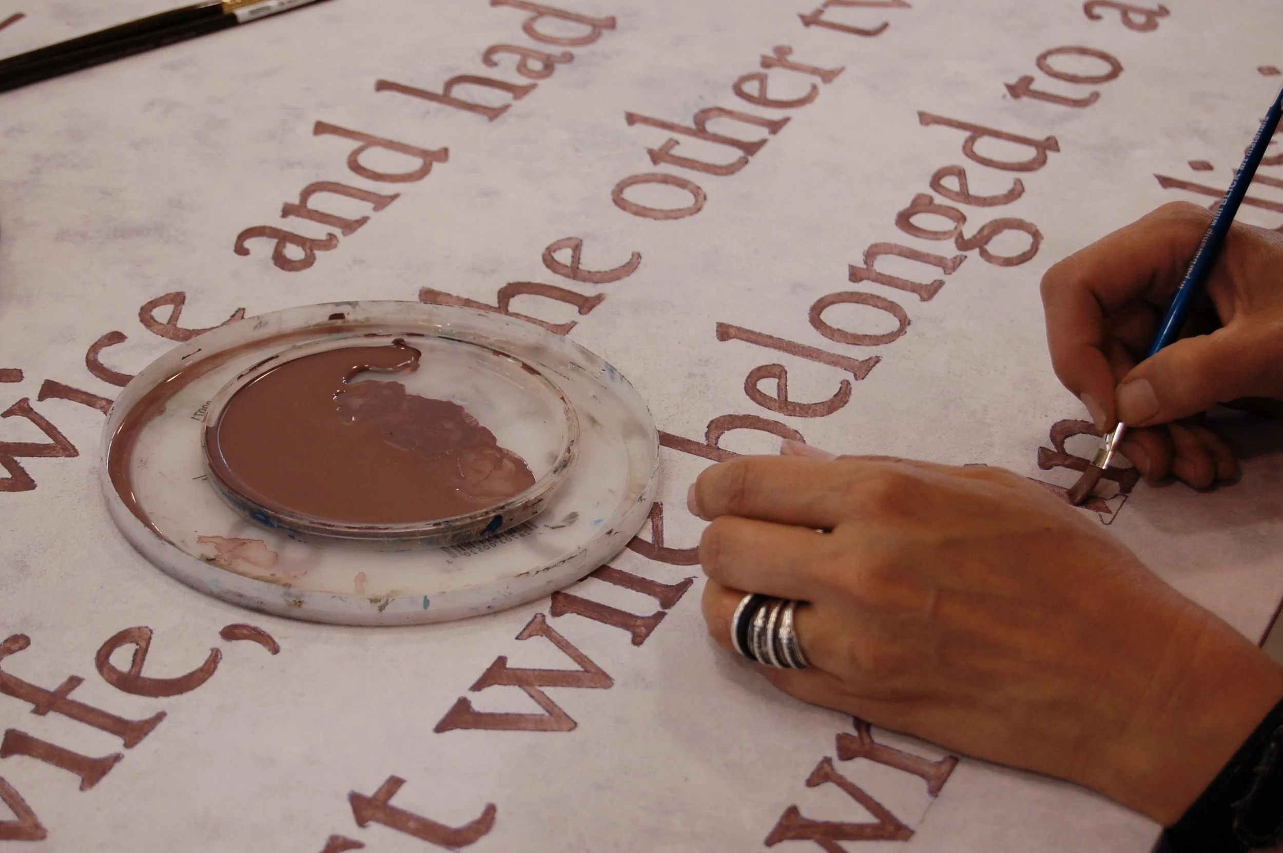 Lettering and Gilding