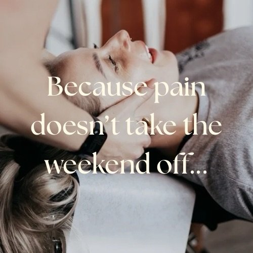 Struggling for Chiropractic care during the week? 

I&rsquo;m now practice exclusively on Saturdays from 8am-2pm @emotionfitnesshub making it easier to fit your care around work, family commitments and busy schedules

Whether you are dealing with ach