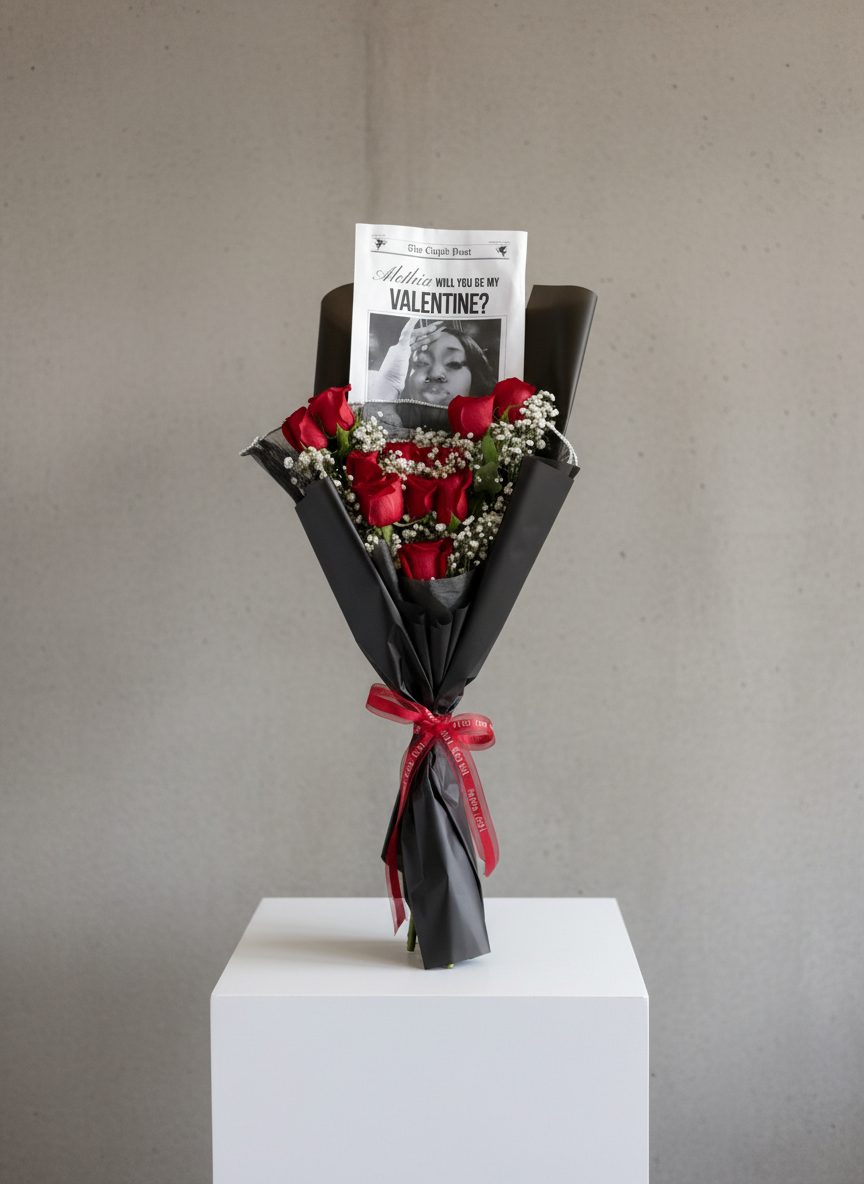 Will U Be My Valentine Bouquet