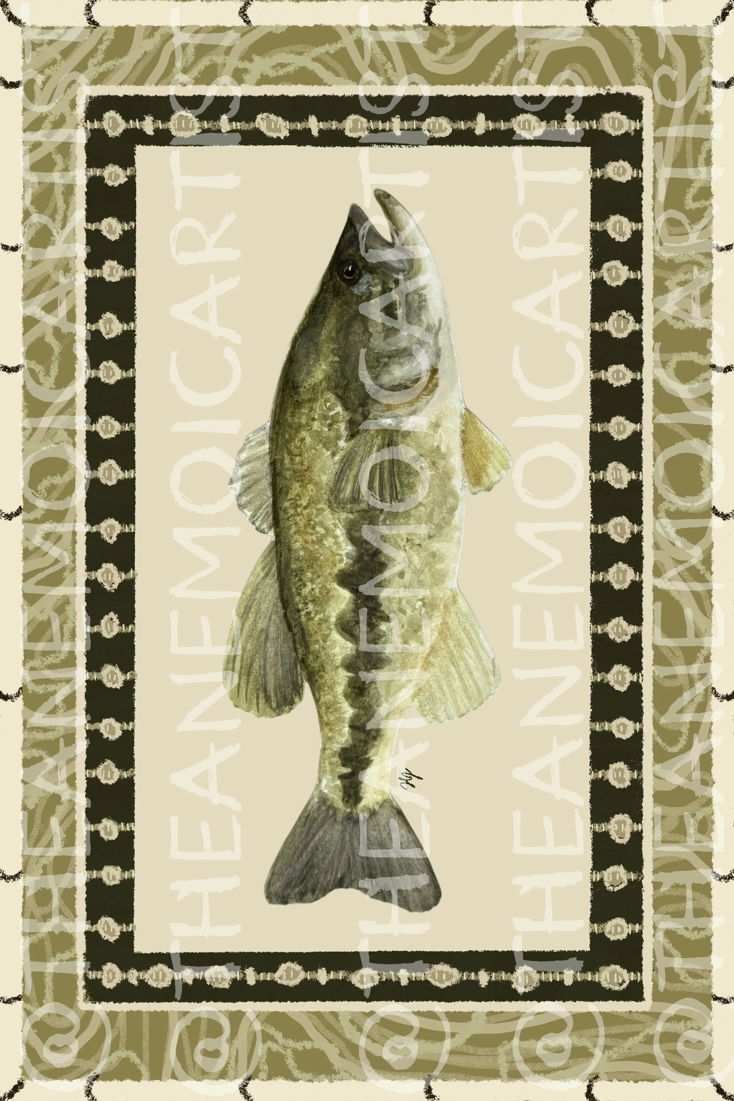 Tourist Bass Print