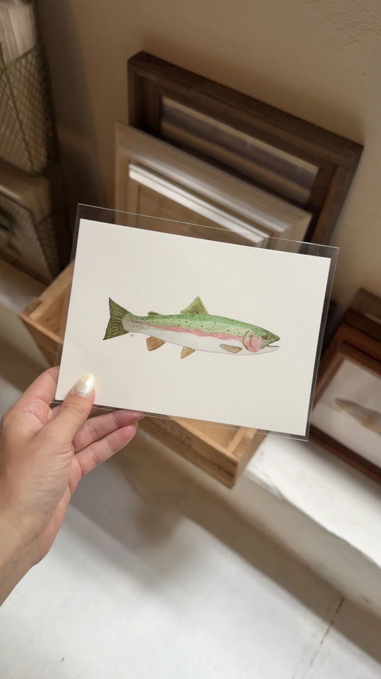 RAINBOW TROUT PRINT (small)