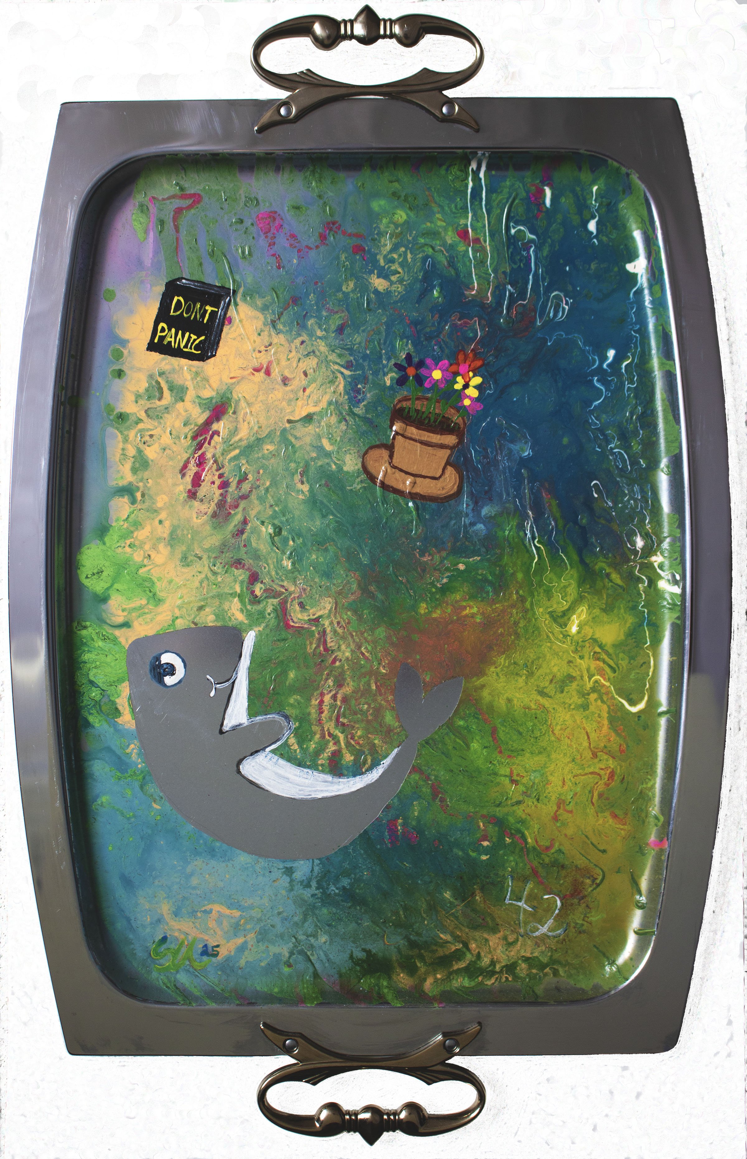 Platter From Space  -  18 x 13.5