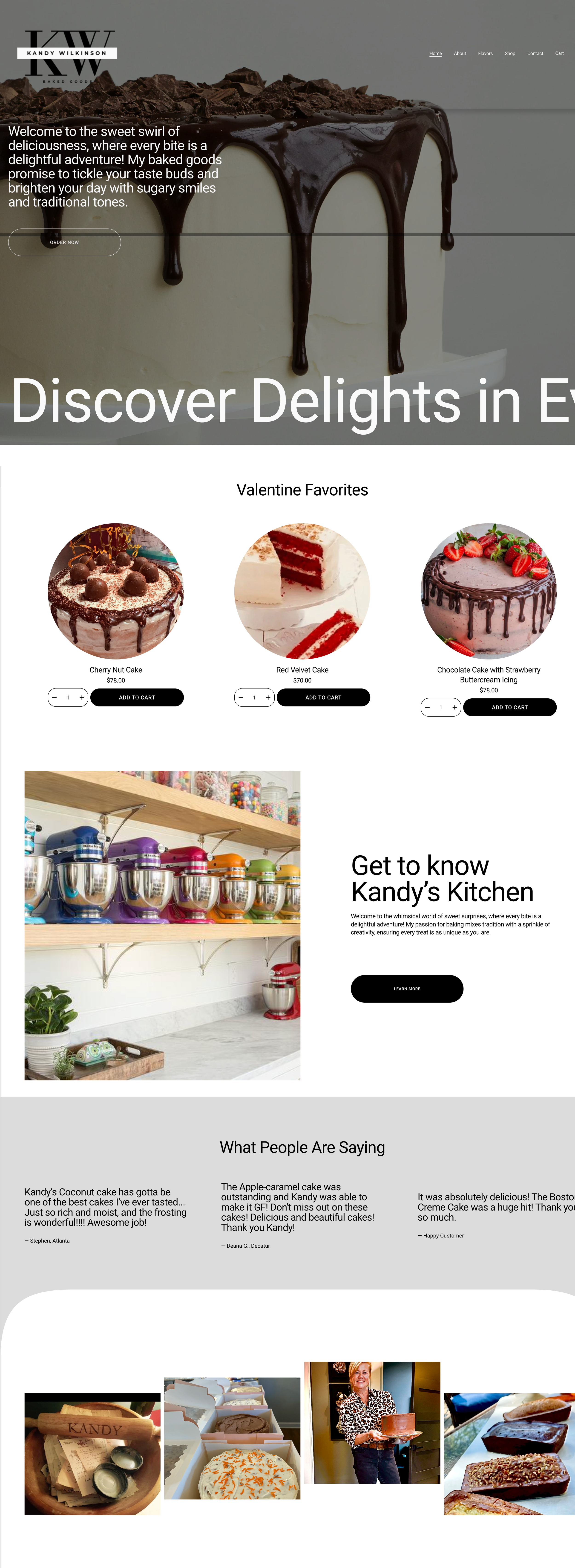 Kandy Wilkinson Baked Goods