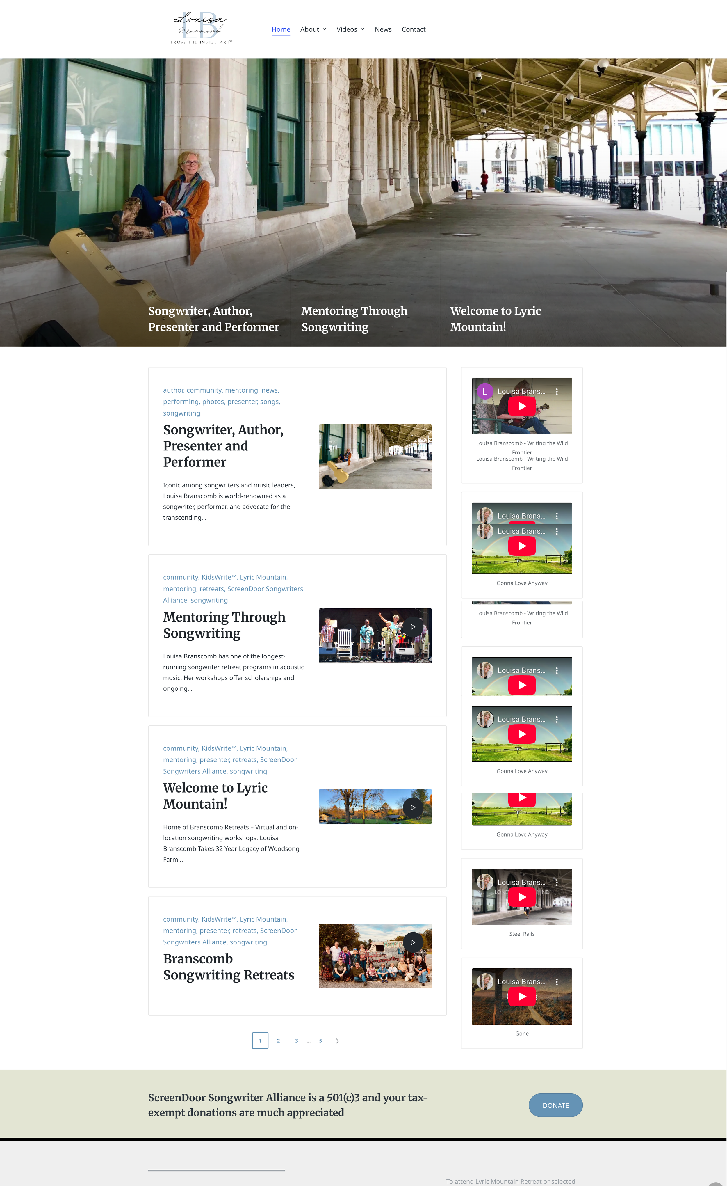 Louisa Branscomb Songwriter