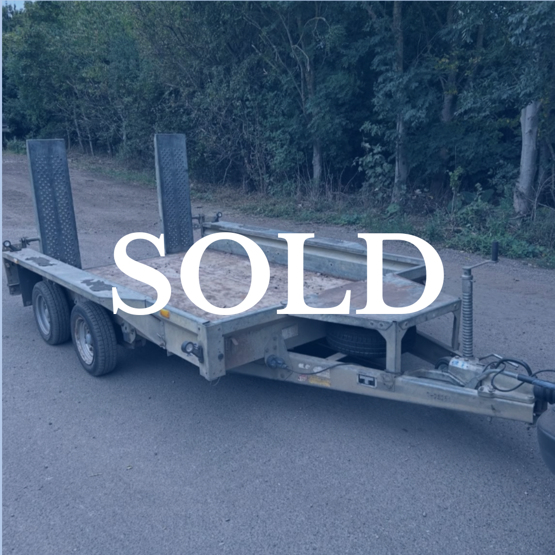 Ifor Williams GX106 2axle plant trailer.