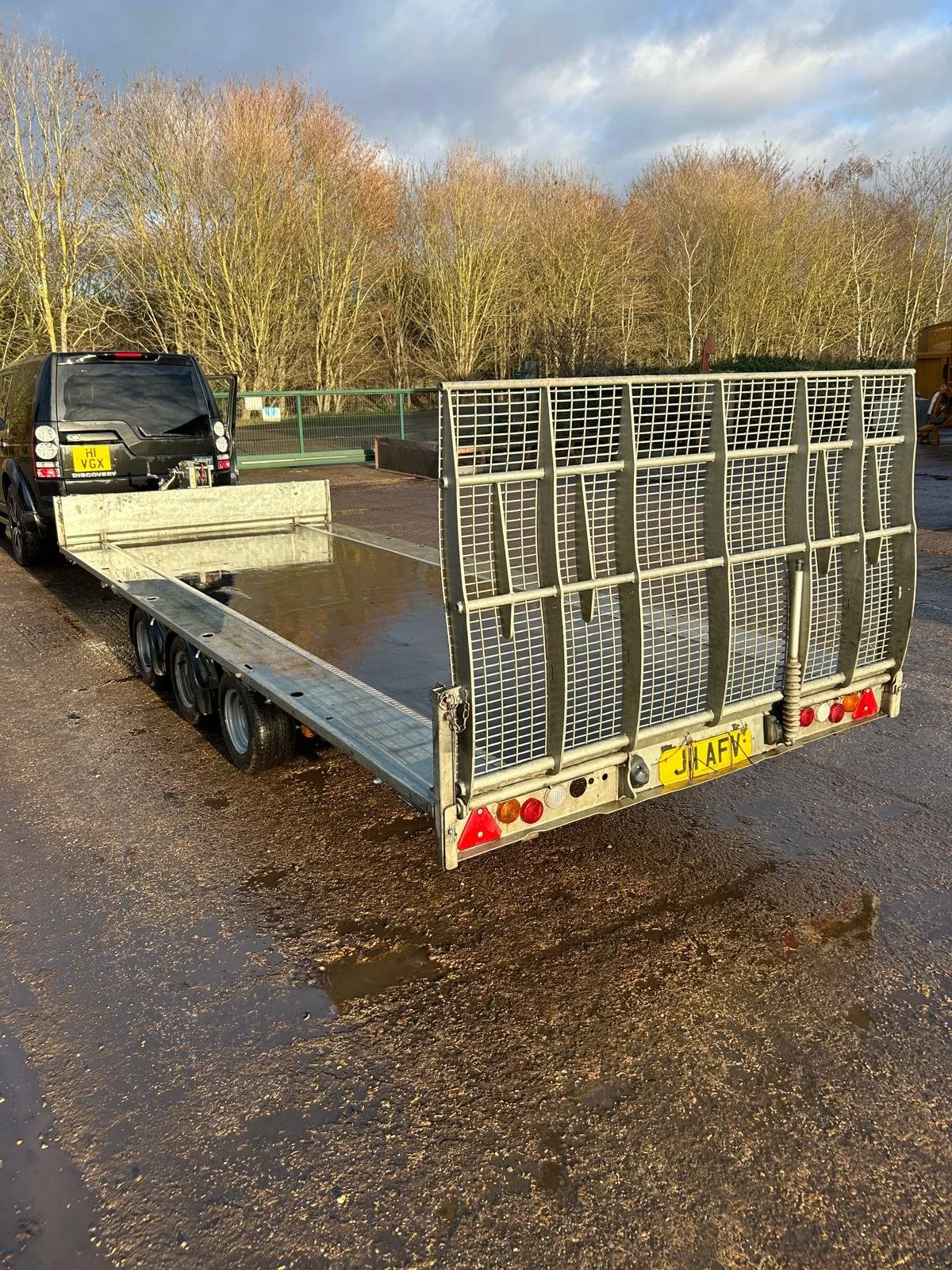 2022 Ifor Williams Three Axle Hydraulic Tipper Trailer with Winch & Sides