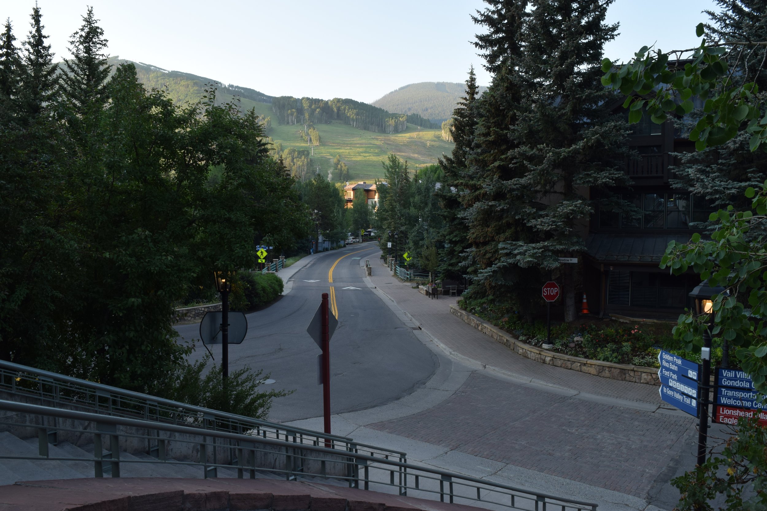 Quiet Intersection in Vail