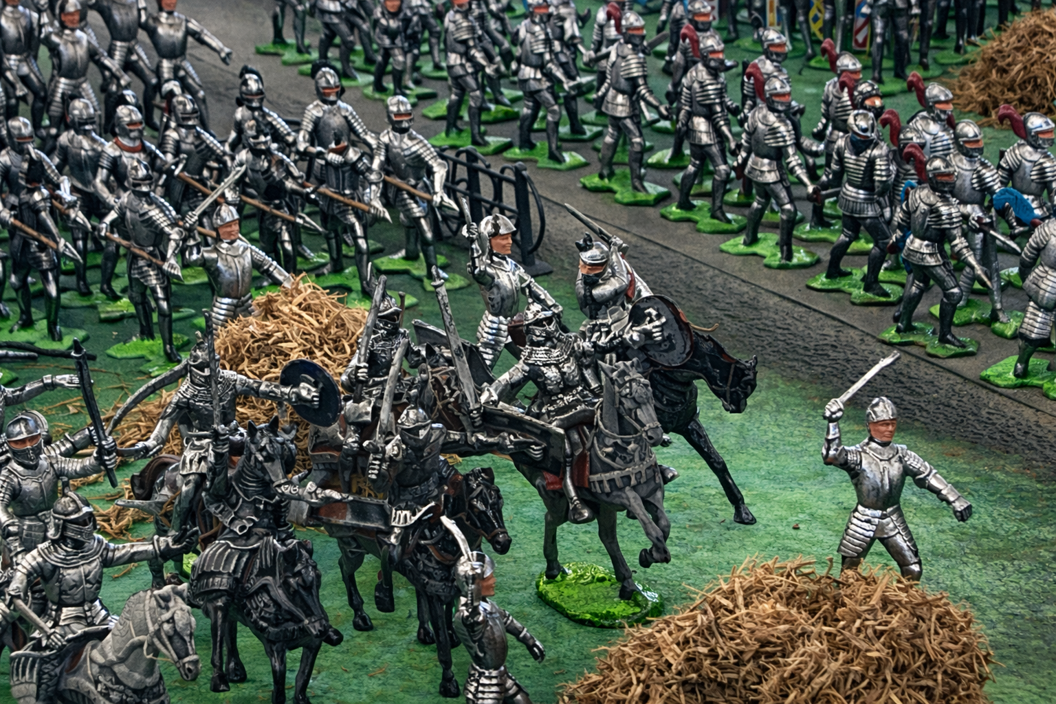 French cavalry eagerly begin their charge.