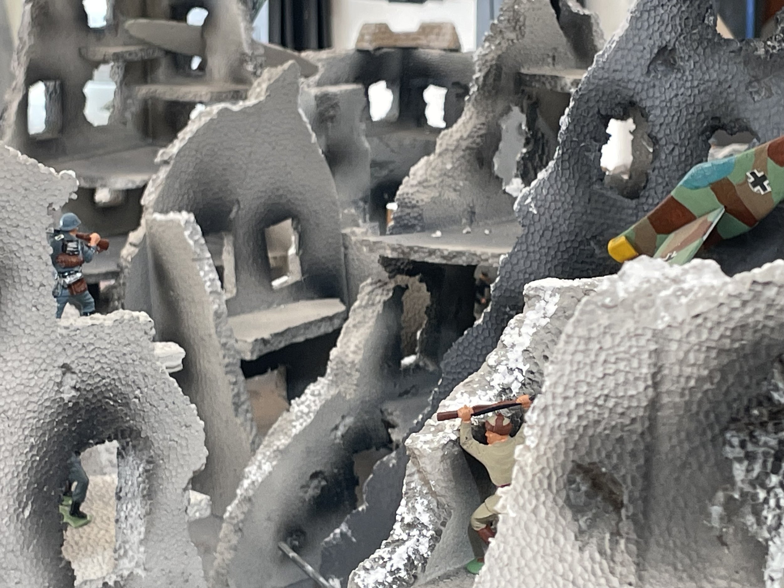 By the end of the fighting, large sections of Kharkov lay in ruins, its streets and buildings scarred by repeated battles and occupation. The destruction seen in the city was cumulative, the result of multiple campaigns that turned Kharkov into one o