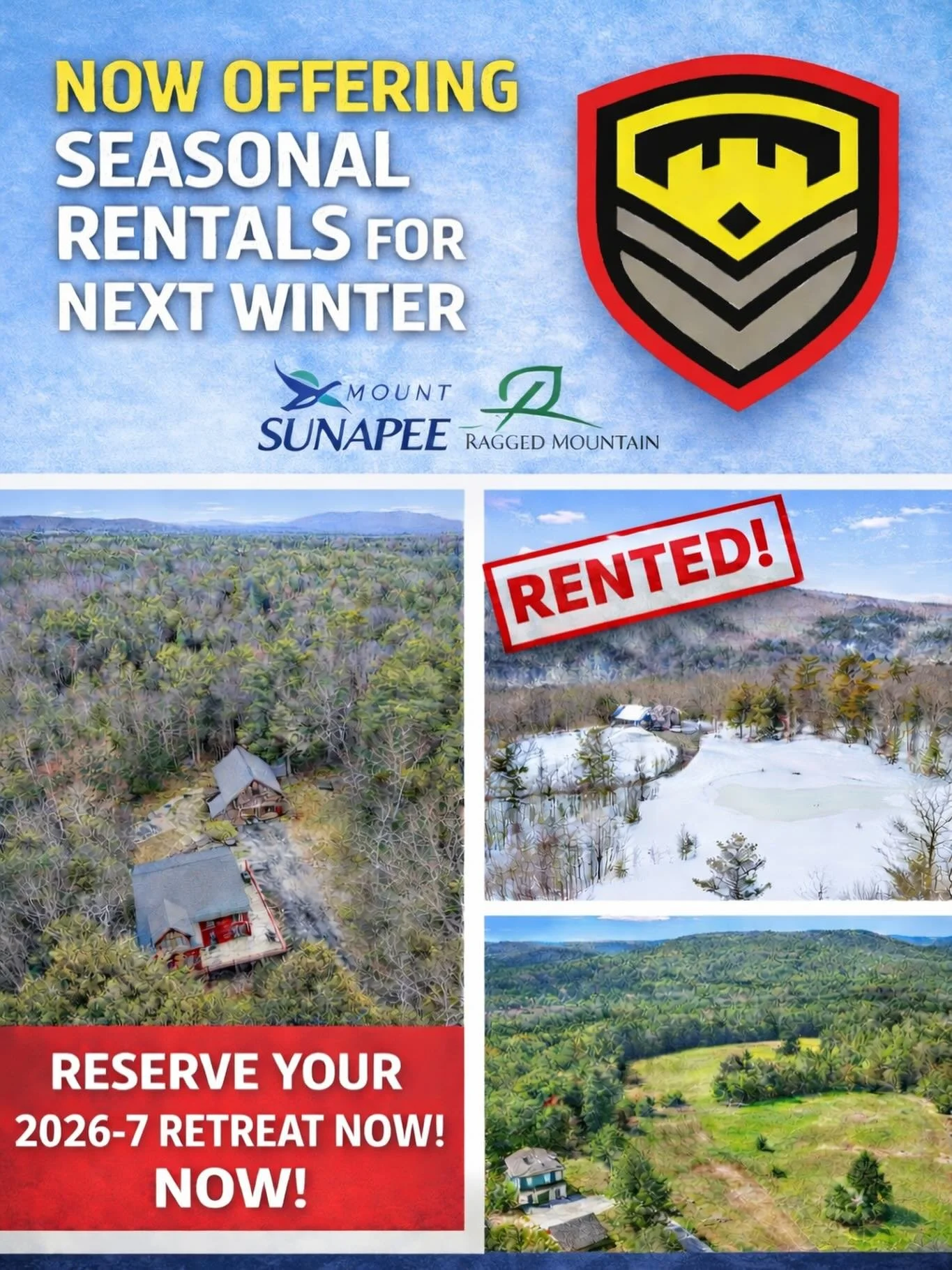 Big Sky is already officially leased for the 2026-7 season &mdash; but Big Meadow and Big Red are still available!

If you&rsquo;re planning your next winter around powder days at Mount Sunapee (Epic Pass) or Ragged Mountain (Indy Pass), this is your