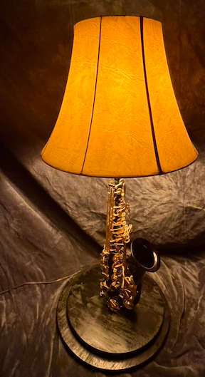 After Midnight Sax lamp