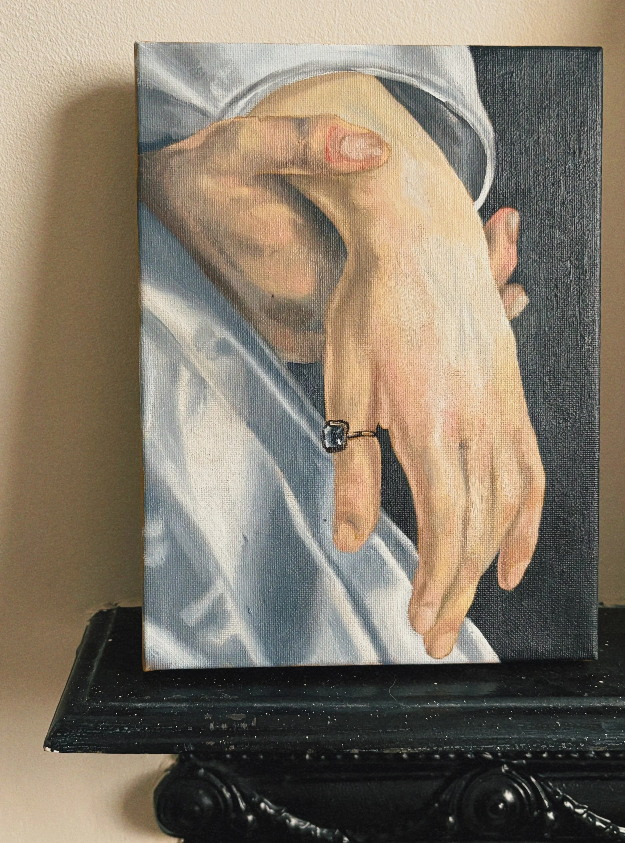 Oil Painting of a Hand