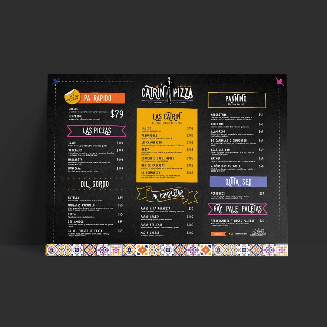 Identidad Corporativa - Catrín Pizza