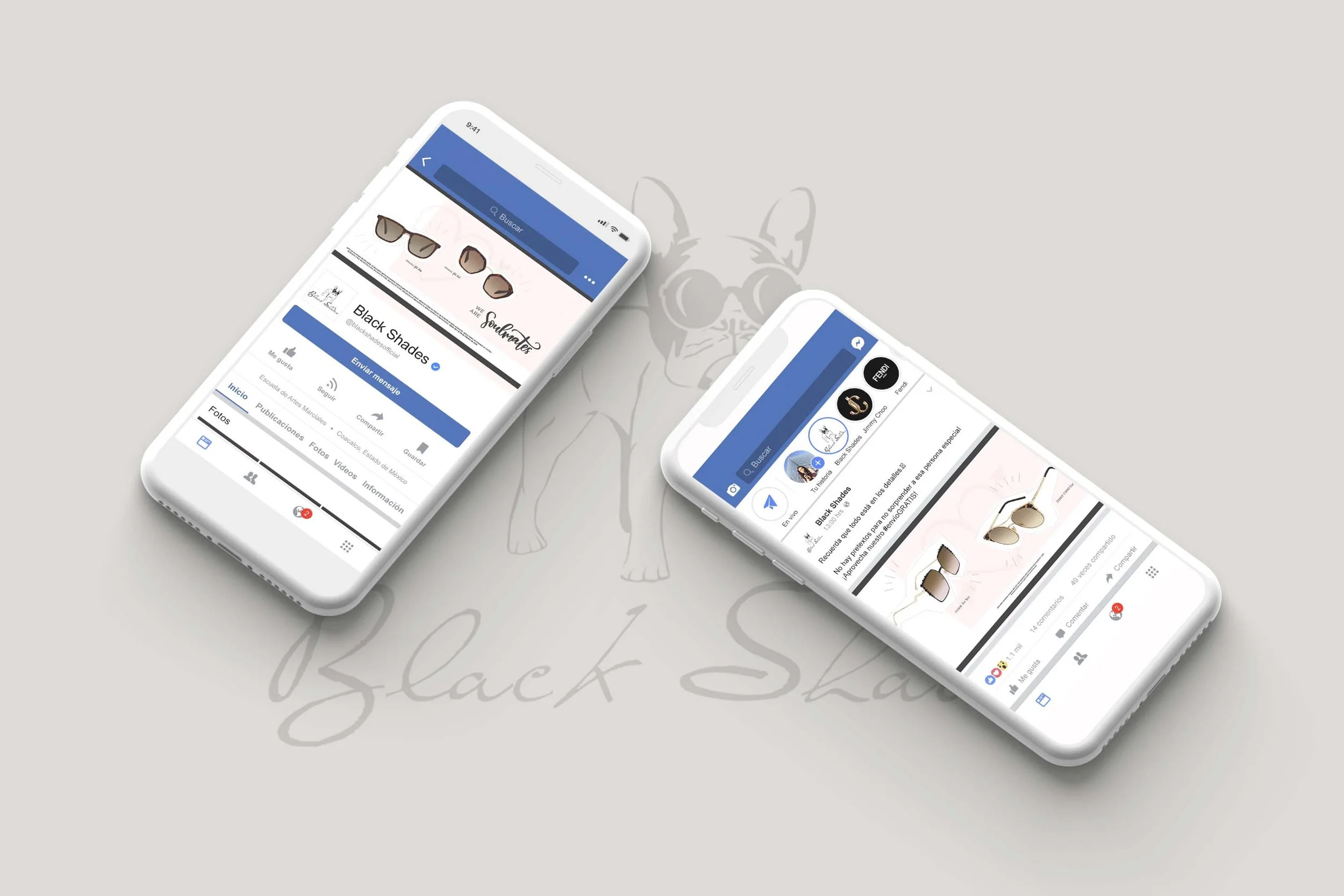 Redes Sociales - The Black Shades