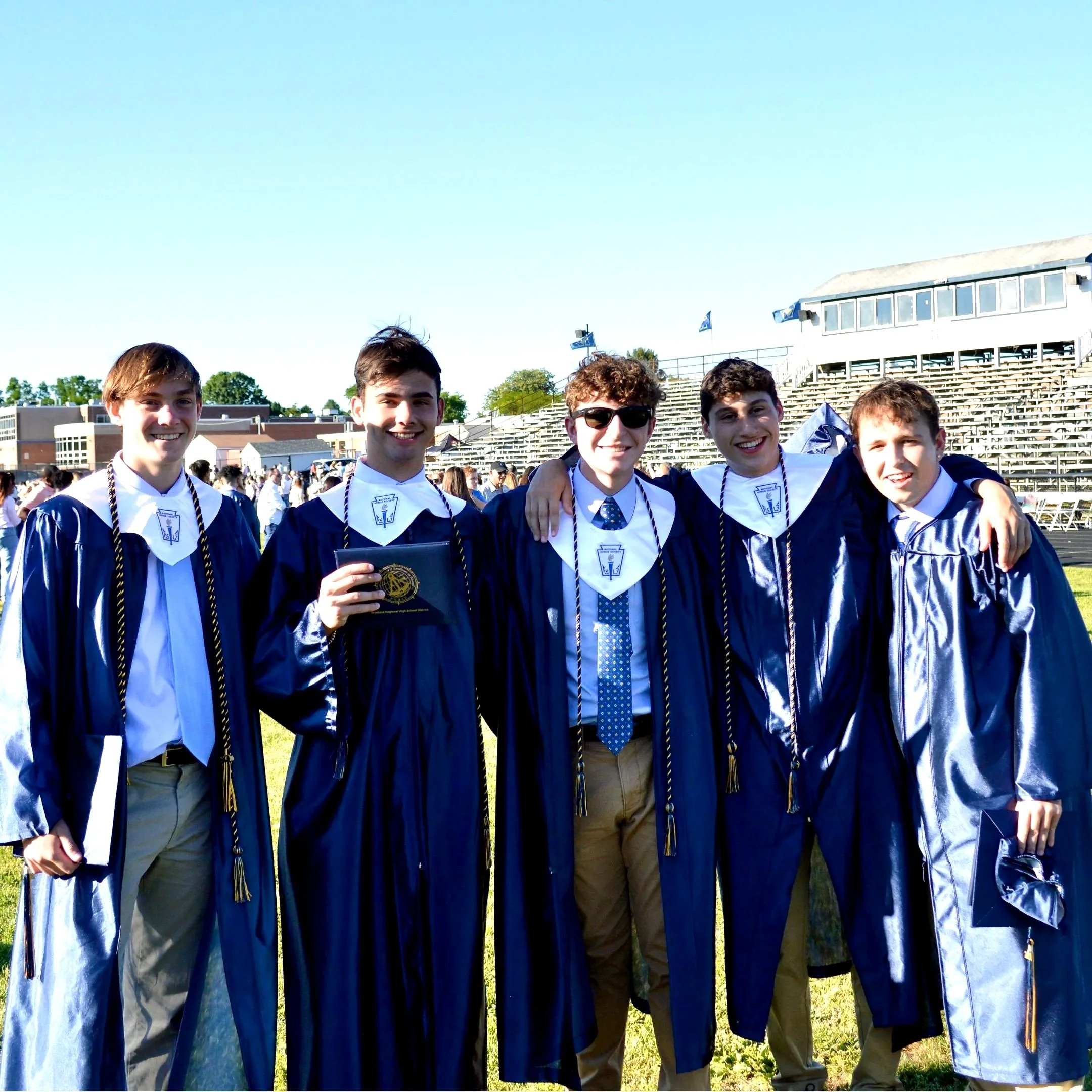 Group of students at graduation