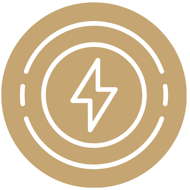 super strategy session lightening bolt icon