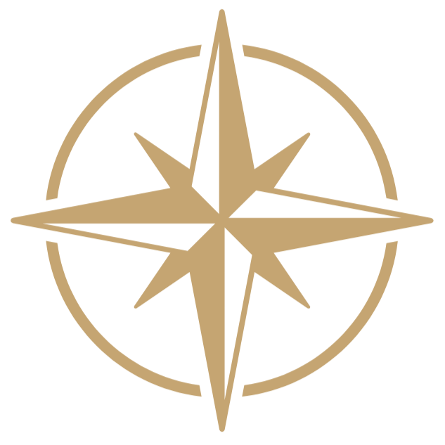 gold compass icon