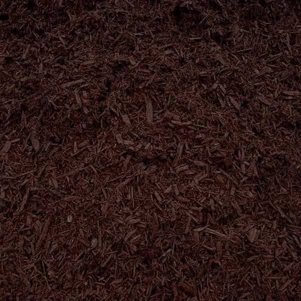 Premium Chocolate Brown Mulch Bulk (1 Cubic Yard)