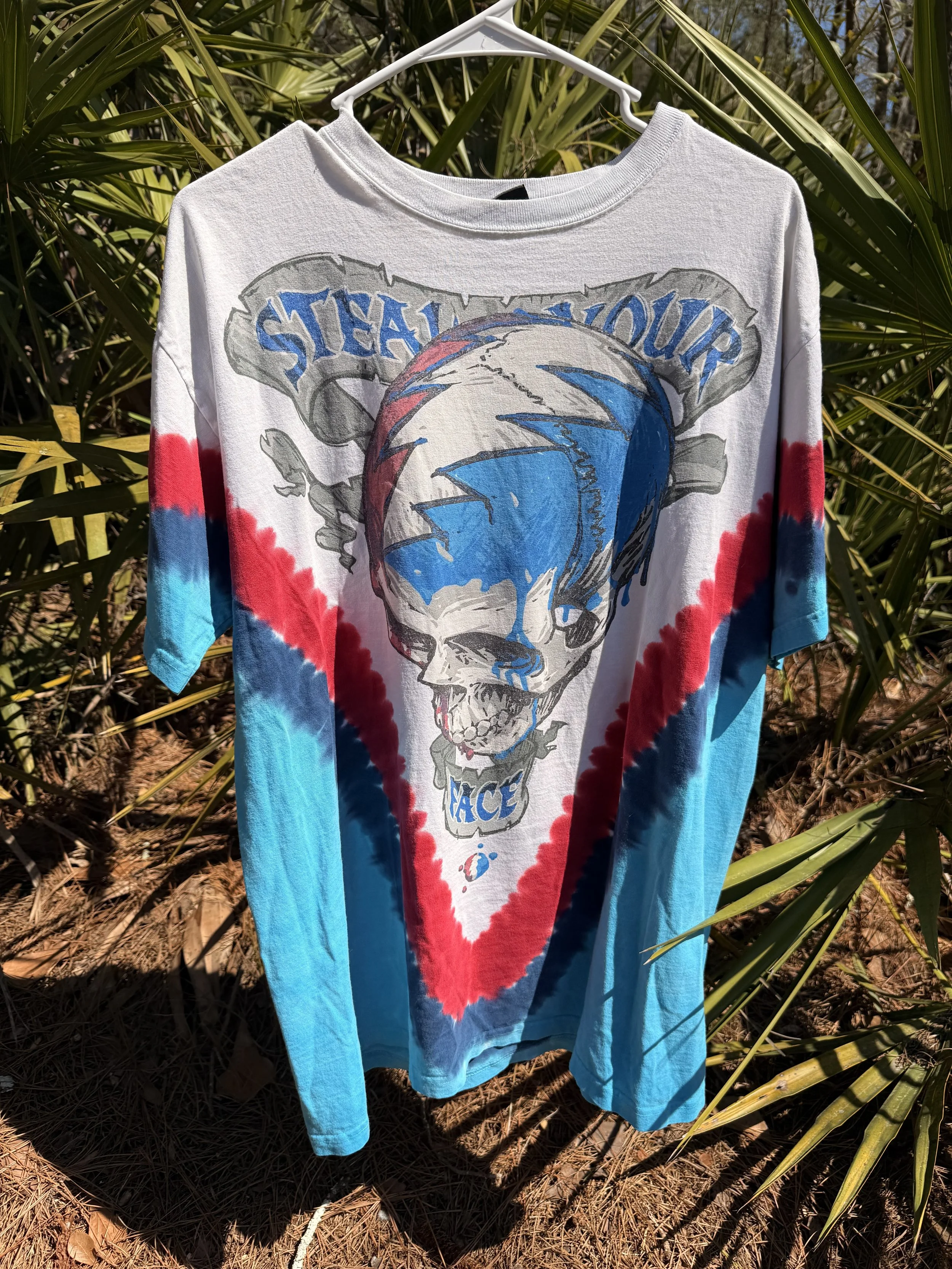 2003 Grateful Dead Liquid Blue Tie-Dye T-Shirt