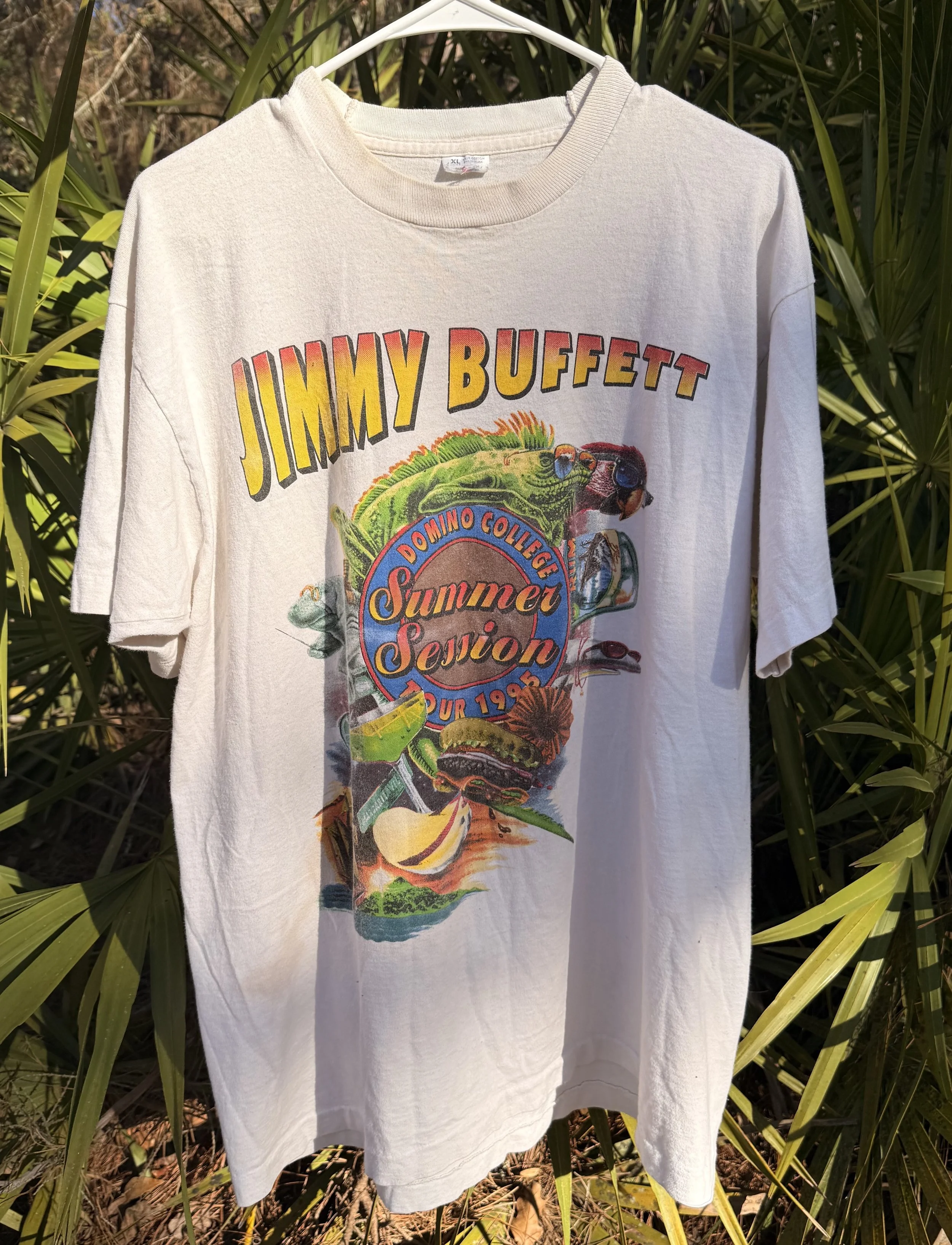 1995 Jimmy Buffett “Domino College Summer Session” Tour T-Shirt