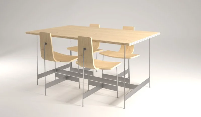 T Chair & Table