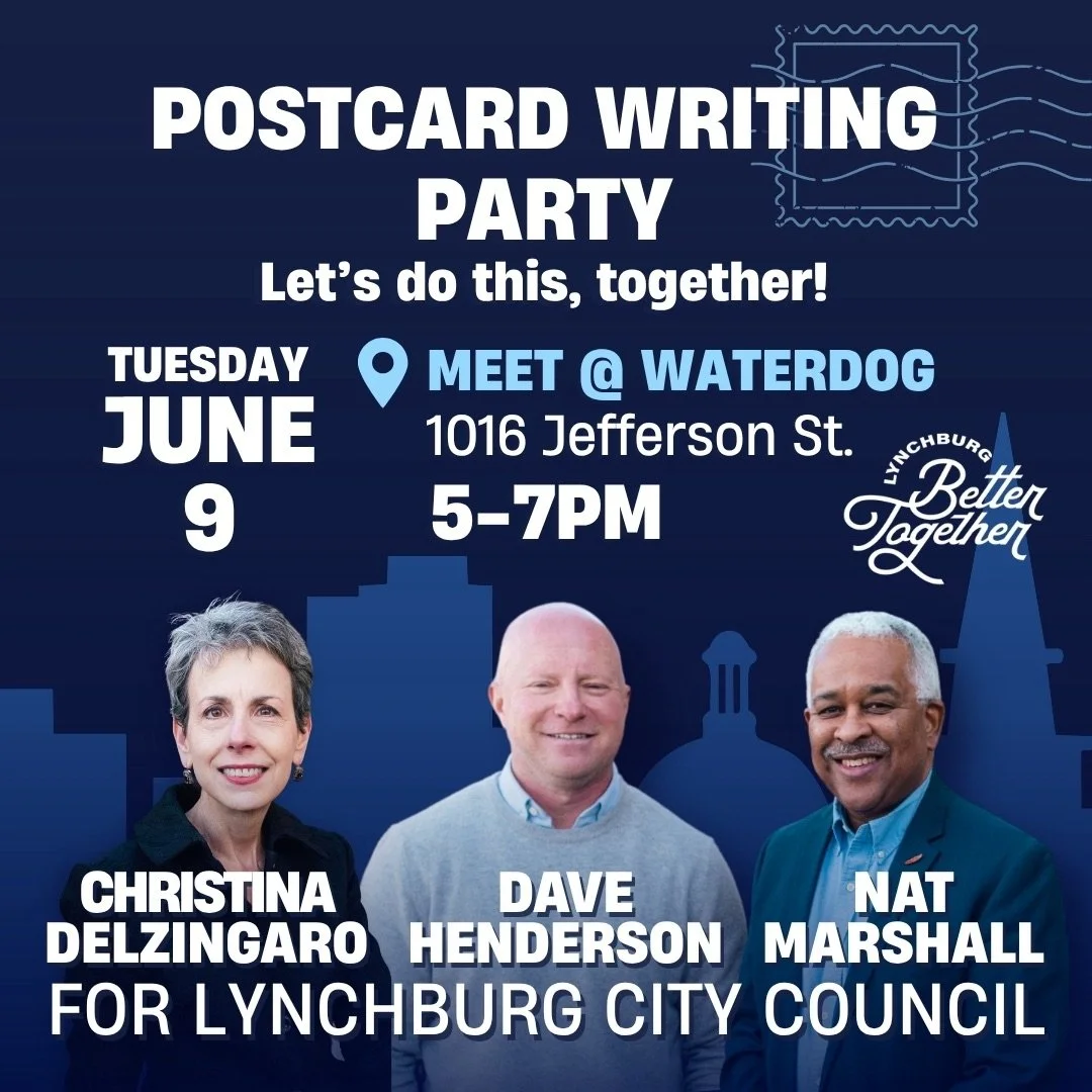 Postcard Writing Party - Lynchburg Better Together