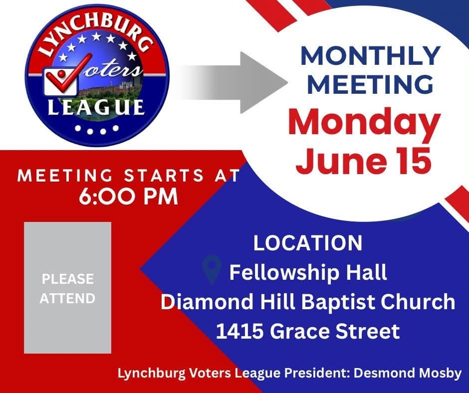Lynchburg Voters League - Monthly Meeting