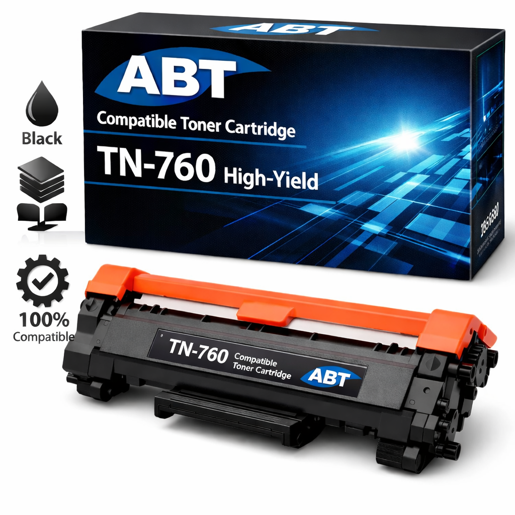 TN-760 Compatible High-Yield Black Toner Cartridge