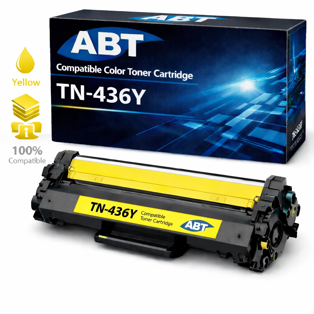 Premium TN-436Y Compatible Toner Cartridge