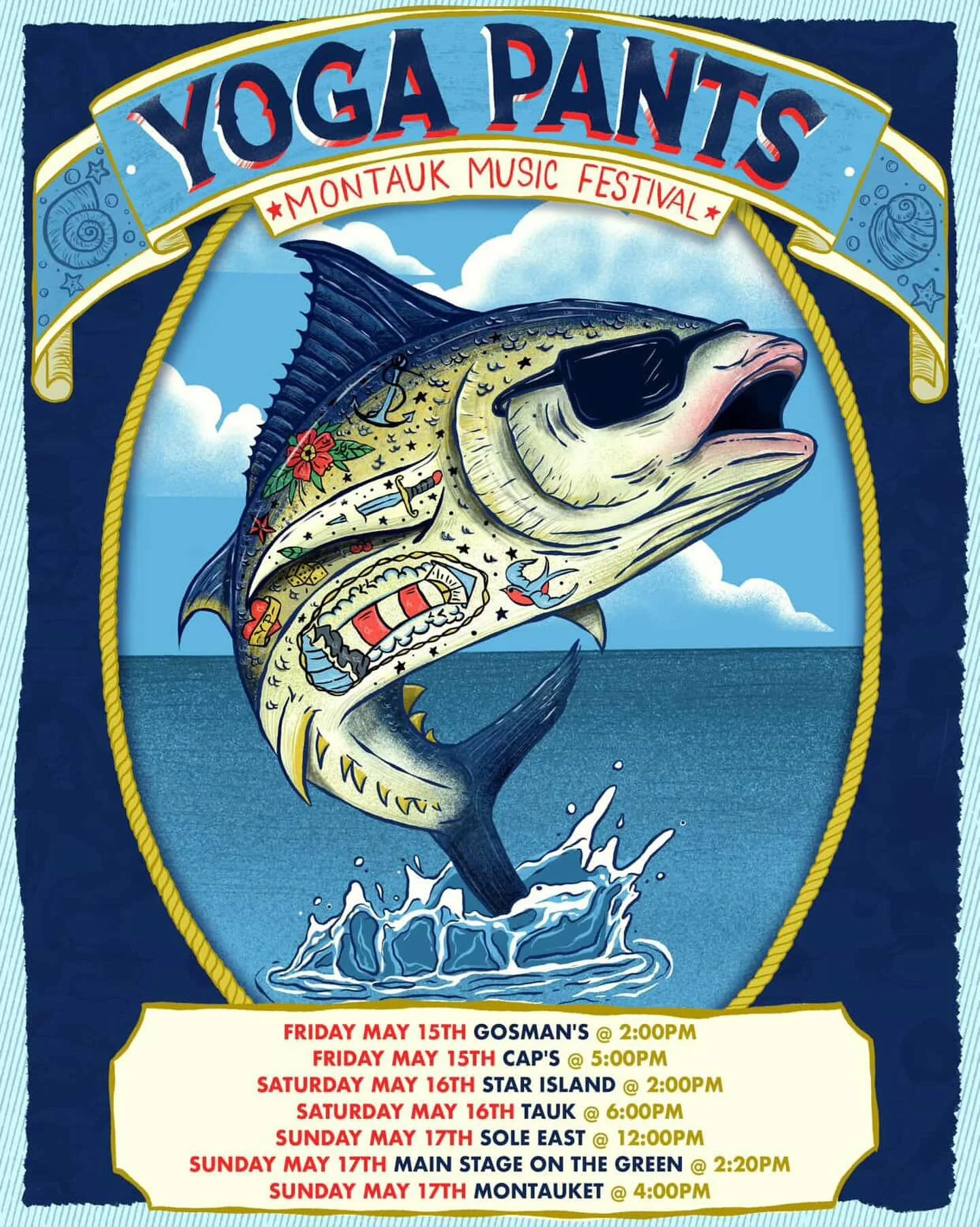 We are super stoked to announce our schedule at the @montaukmusicfest !!!! It&rsquo;s been a hot minute since we&rsquo;ve seen ya&rsquo;ll, and we can&rsquo;t wait to rip it up in Montauk! Hoping to see some old friends while we are out and about! Hi