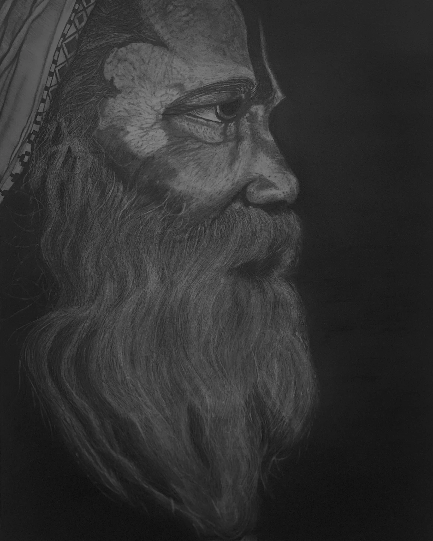 &lsquo;The Keeper of Wisdom&rsquo; - Completed

Some souls carry centuries in their gaze.
First piece from &lsquo;My India&rsquo; series.
.
.
.
#hyperrealism #artspansf #realism #sfopenstudios #bayareaartist #indianartist #modernart #pencildrawing