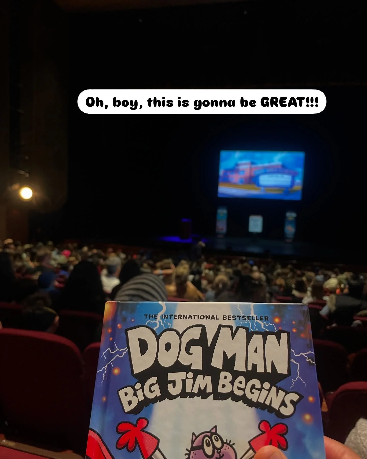 @dav_pilkey is here in San Jose, promoting BiG JiM begins #dogman #comicbooks