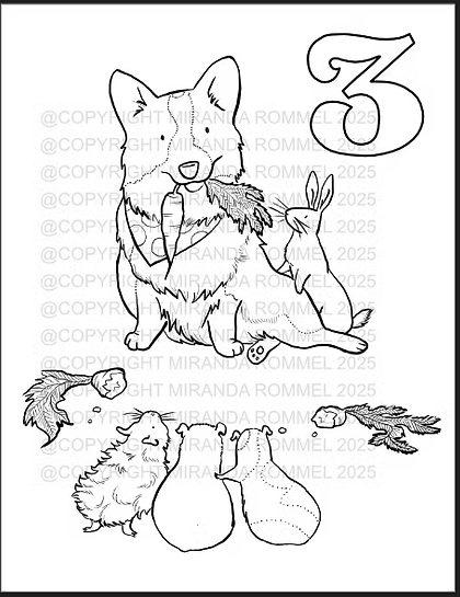 12 Eggs Make One Dozen Companion Coloring Sheets