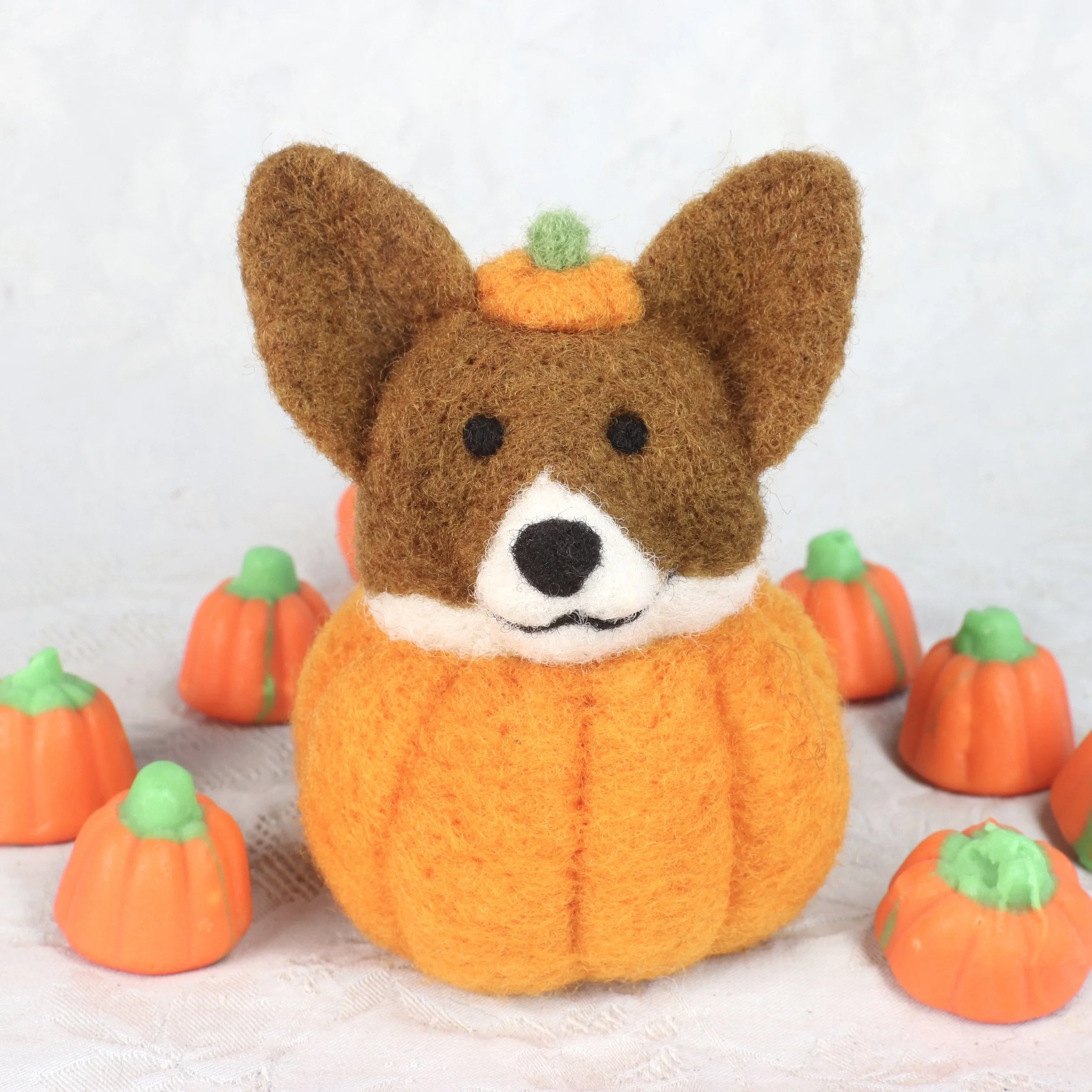 Pumpkin Pup: Red & White