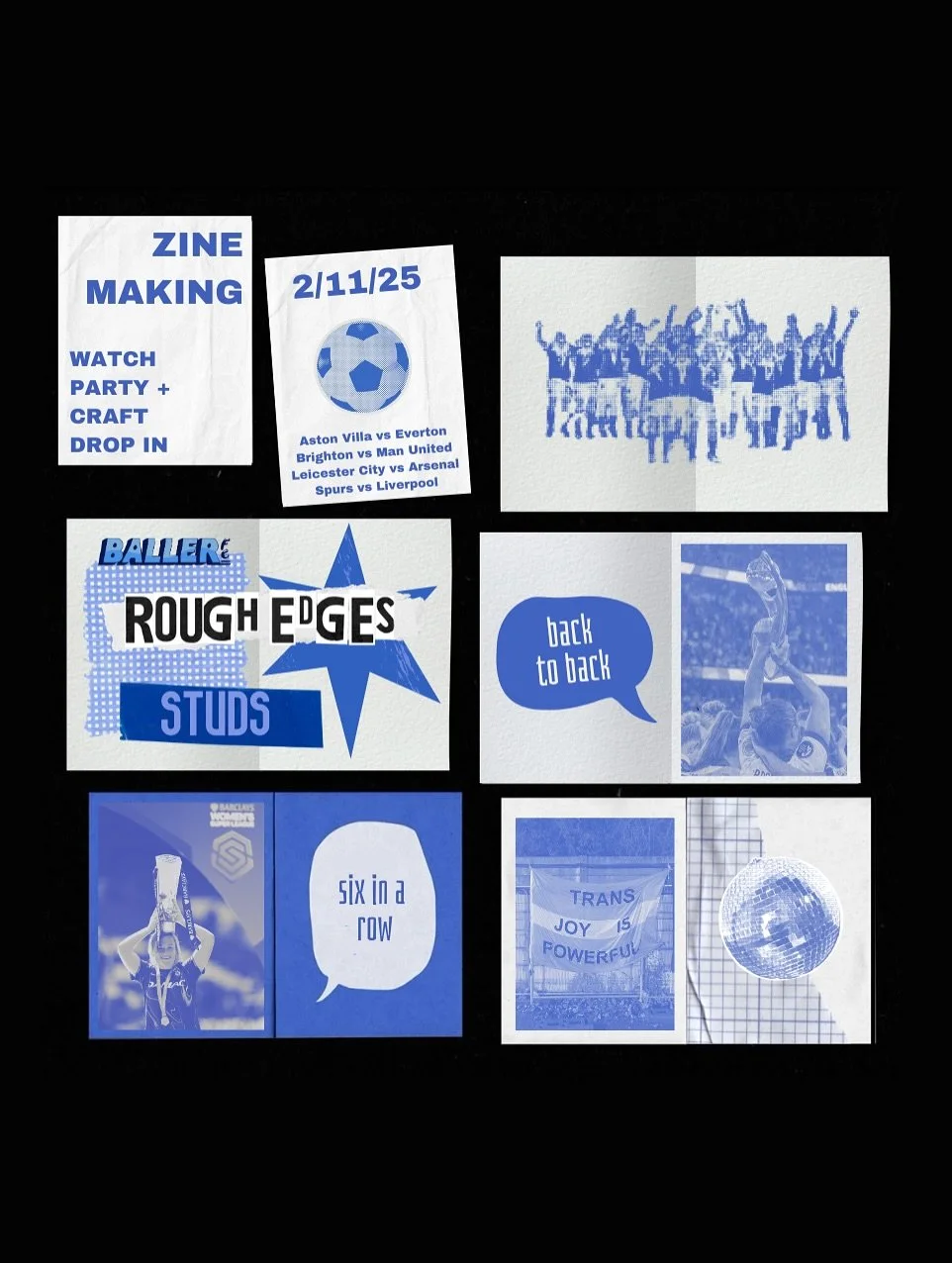 Zine + collage making while watching the football? Dream Sunday 💭😍✂️

Join us and @rough.edges.arts as we host a wholesome crafty day at @ballerfc_ldn for their very first WSL Sundays 🫶

WSL Sundays is free to attend, we just ask that you donate a