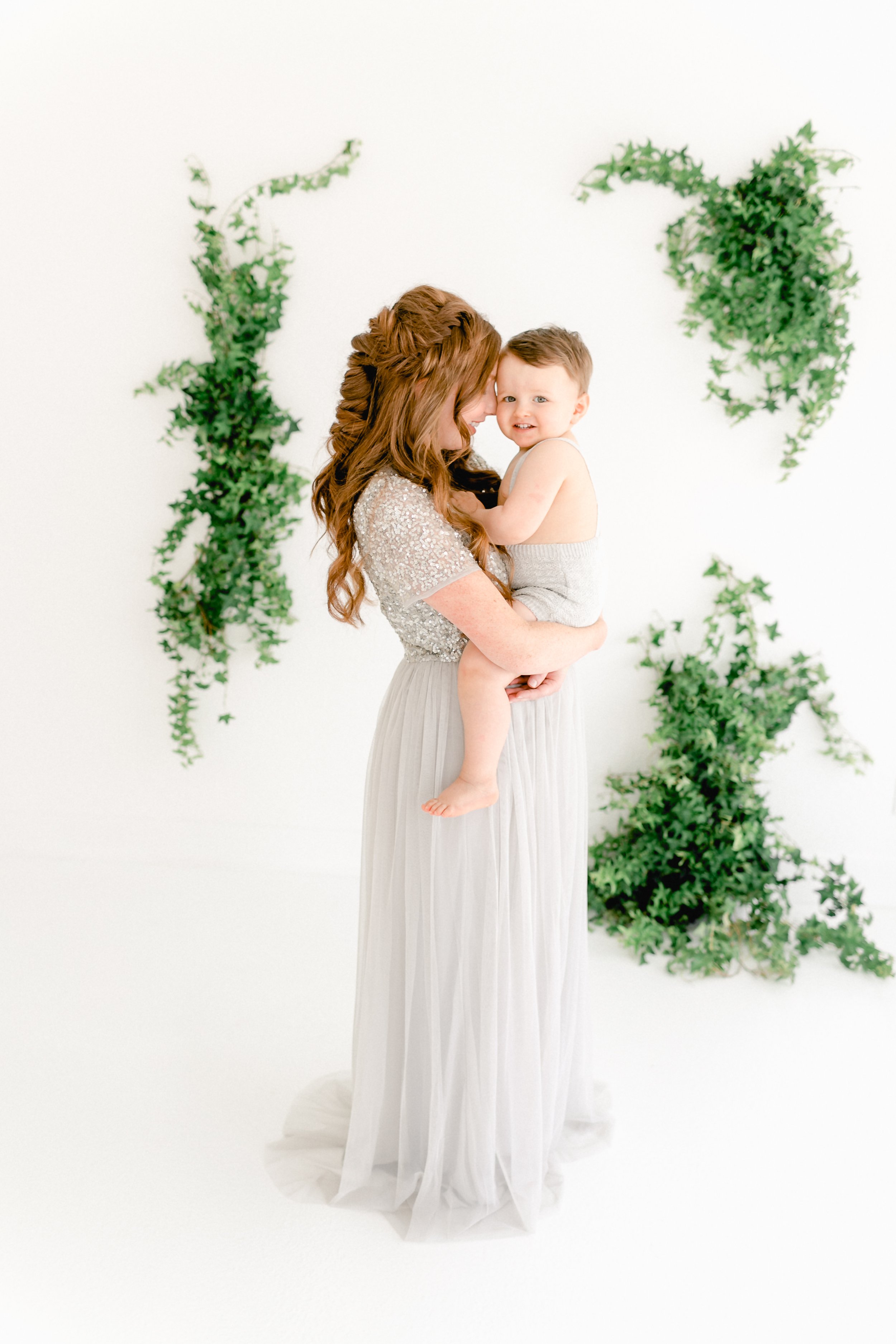 He Loves Me Flowers by Charity Maternity Session