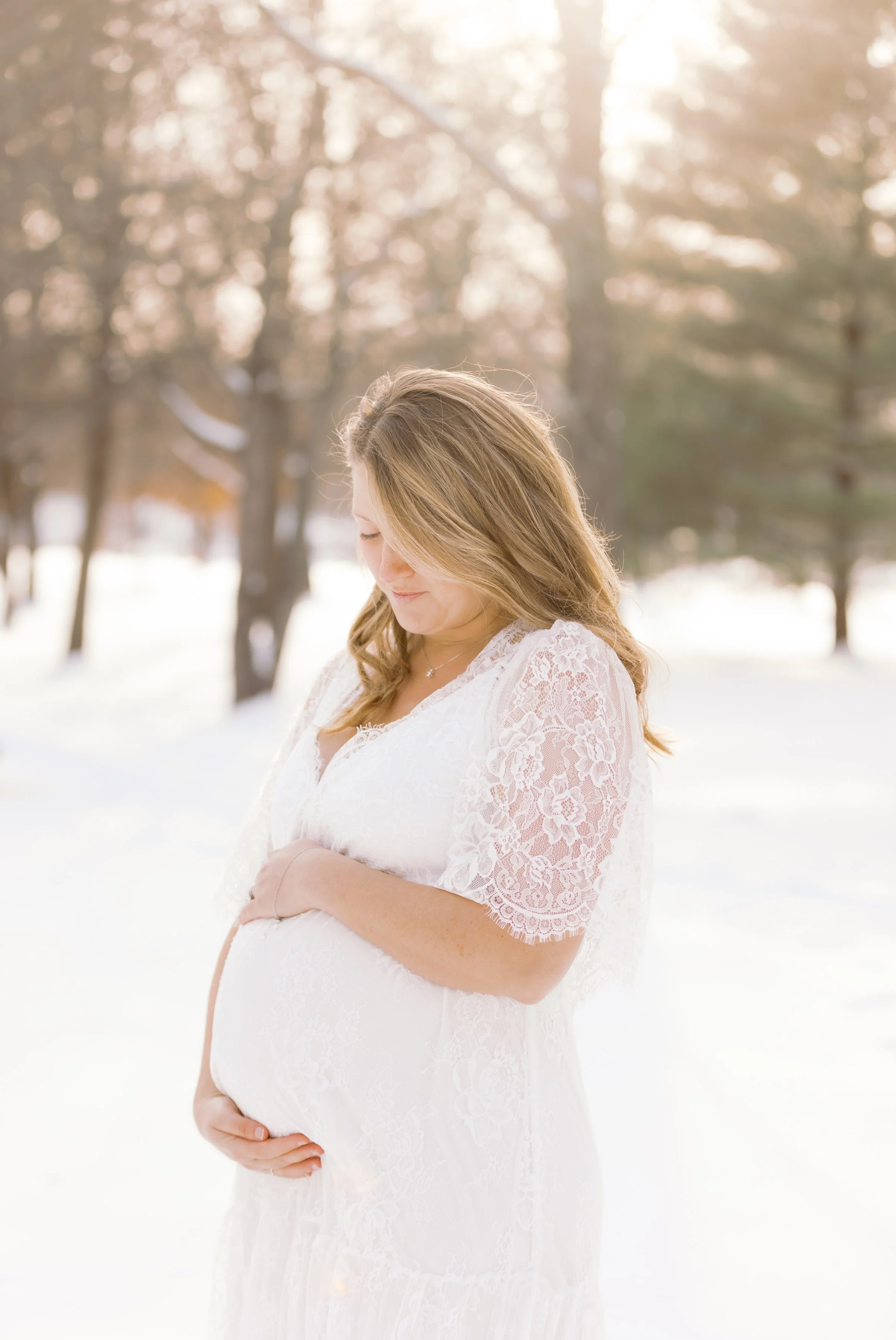 Snowy Maternity Session Springfield Missouri Esther Ziegler Studio 2.jpg