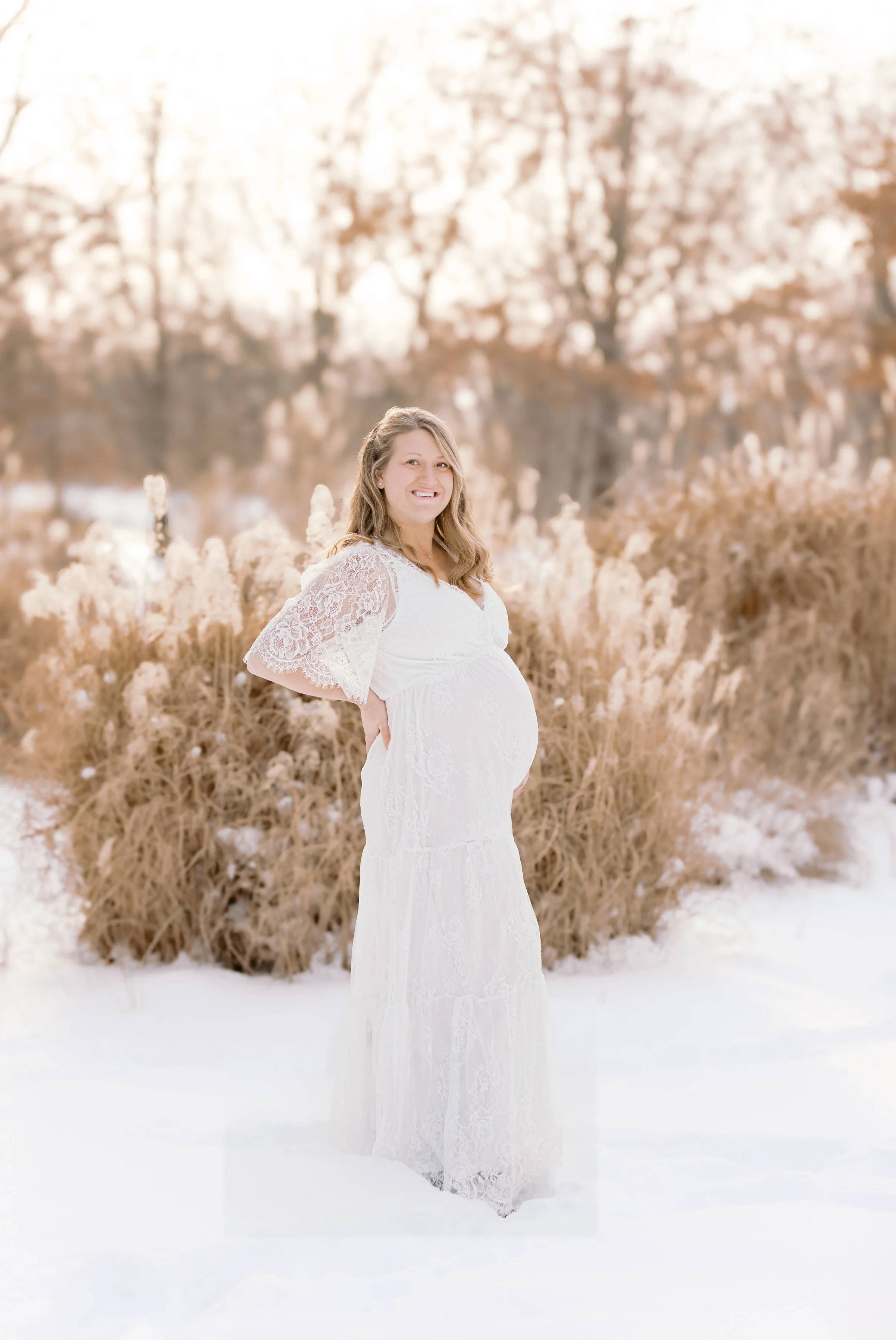 Snowy Maternity Session Springfield Missouri Esther Ziegler Studio 4.jpg