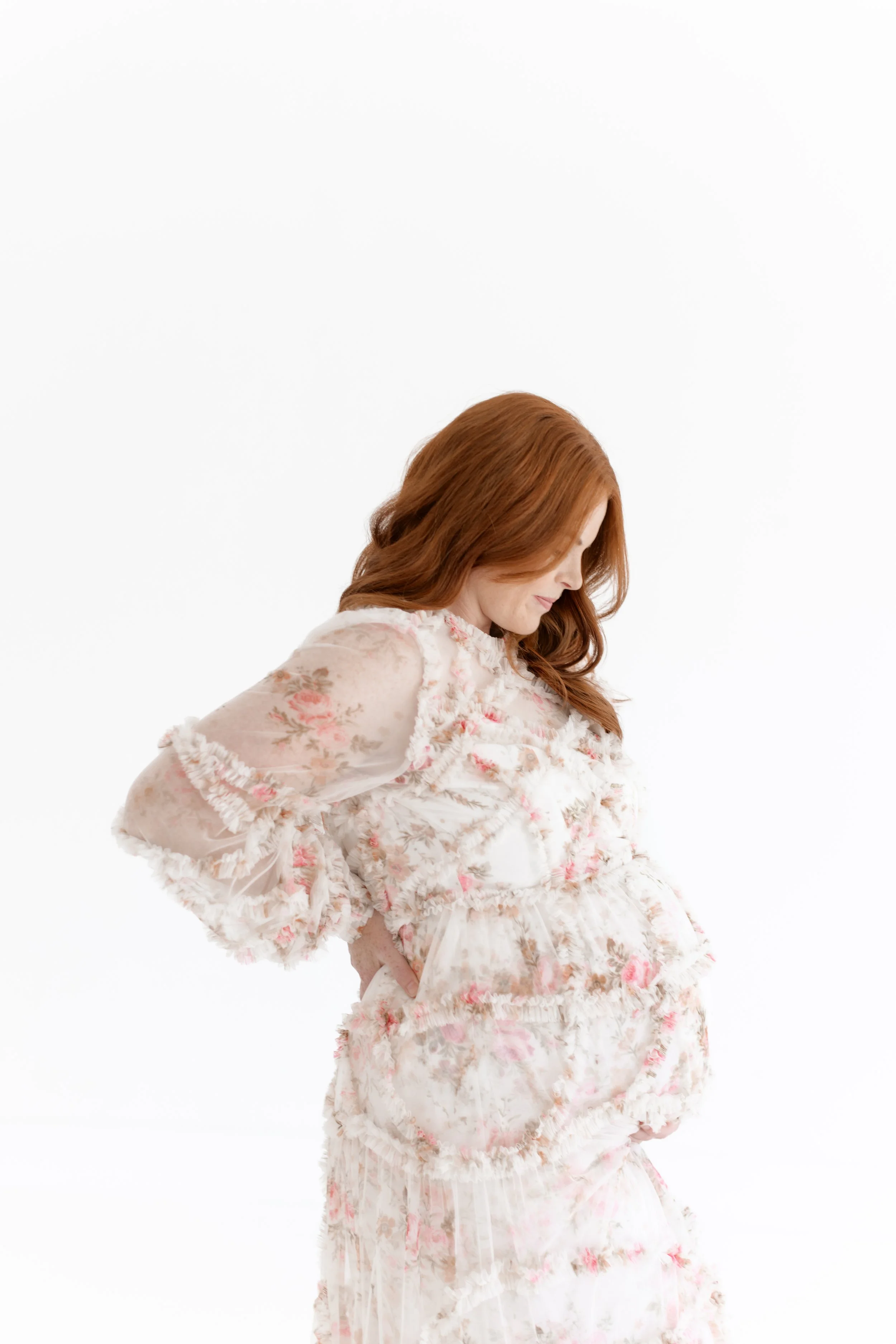 Maternity Portraits in Photography Studio