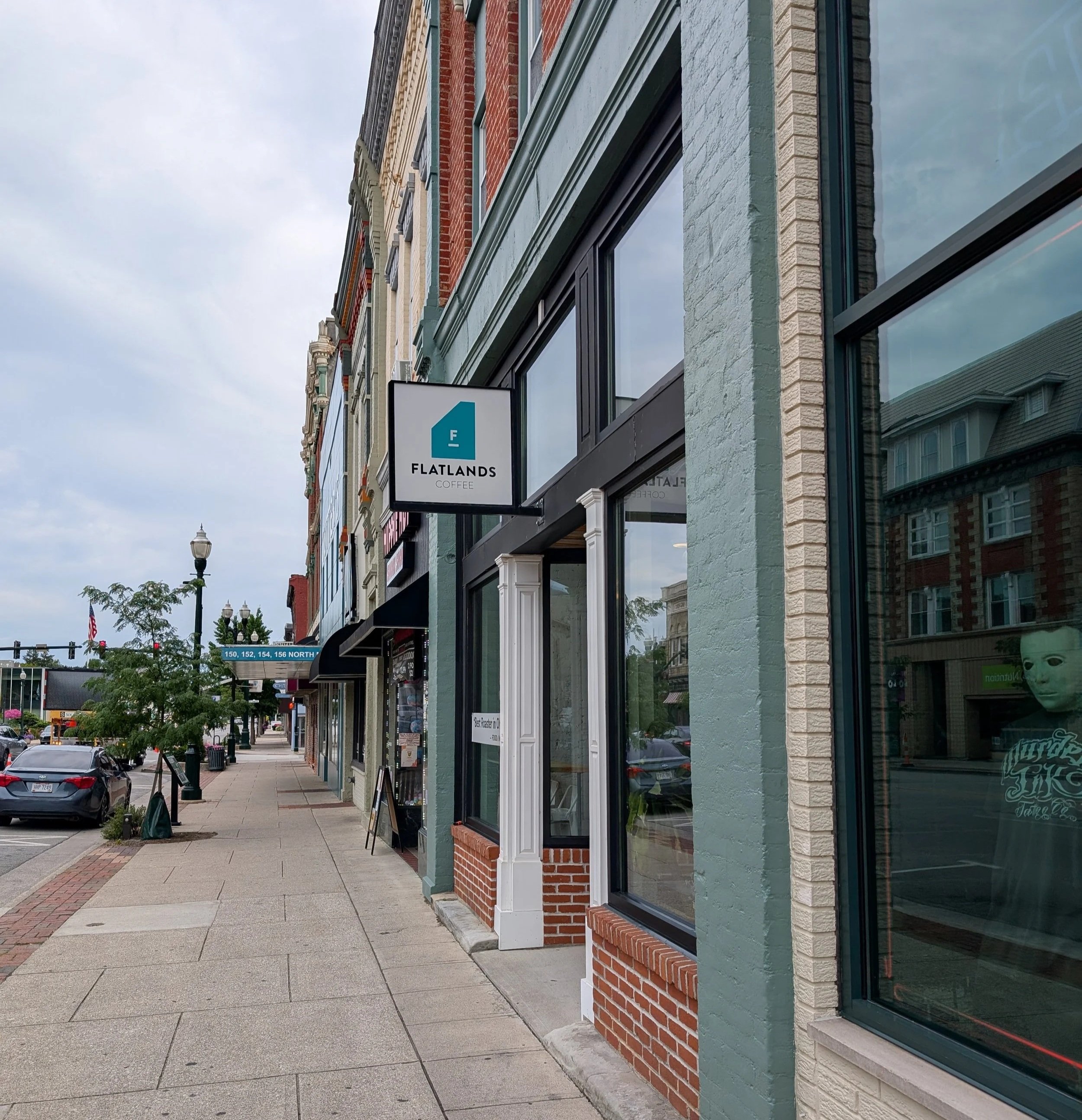 Exterior of Flatlands Coffee in 2025