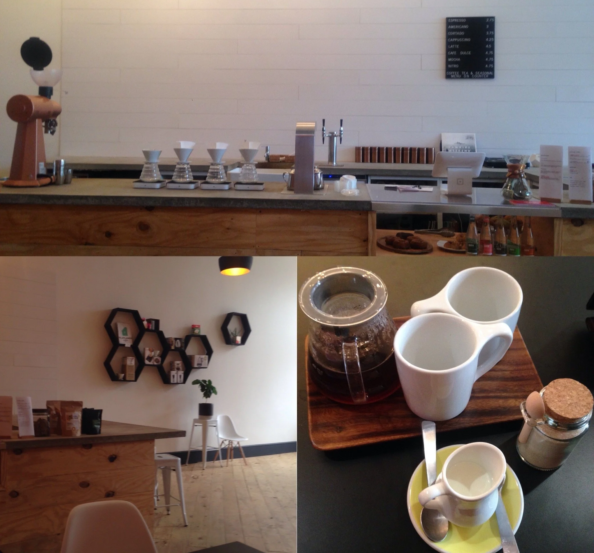 Interior of Flatlands Coffee