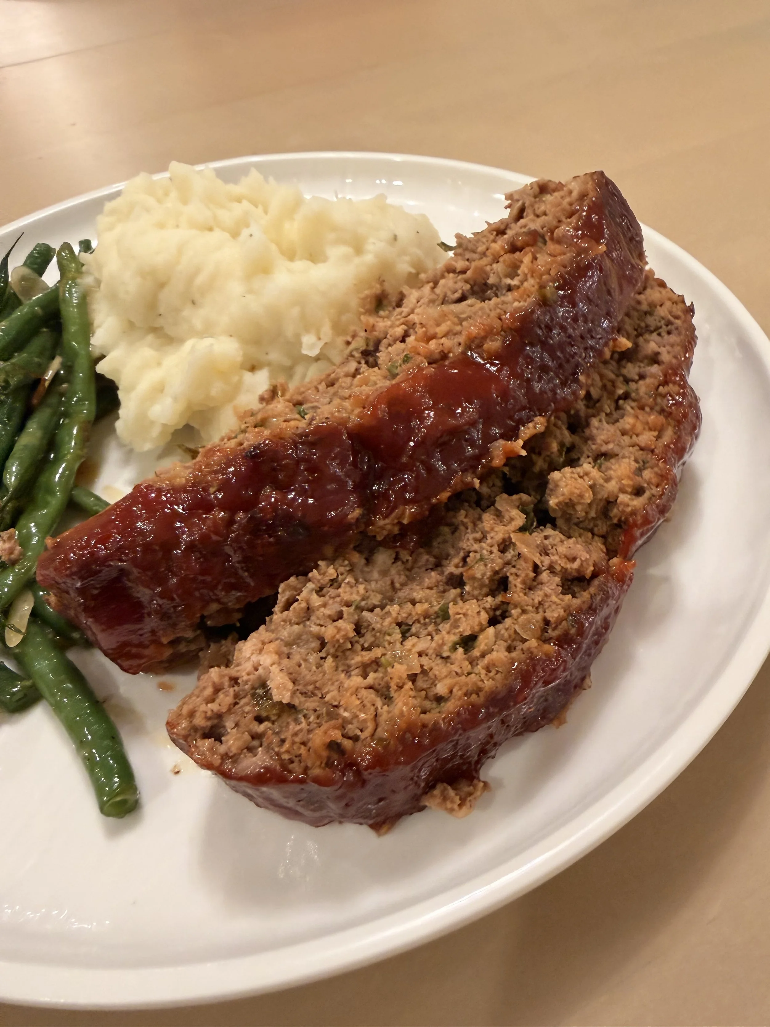 Twice Glazed Weekend Meatloaf