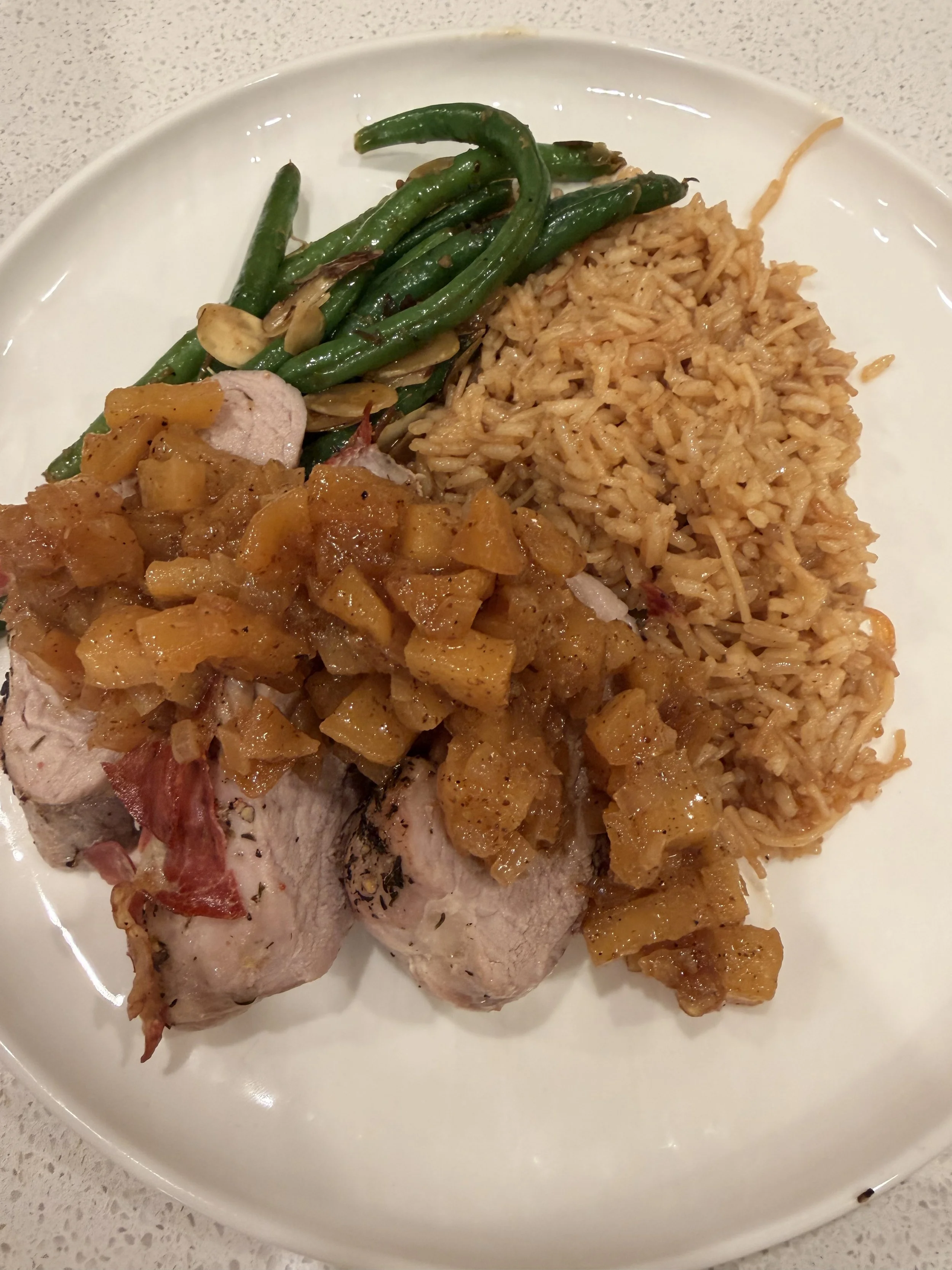 Pork Tenderloin with Apple Chutney