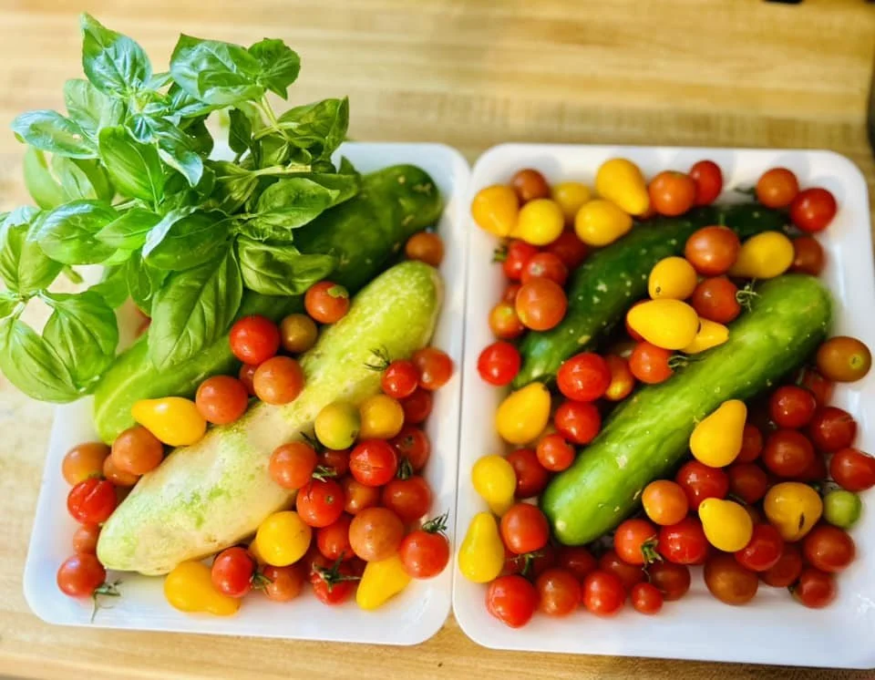 Vegetables on a plate