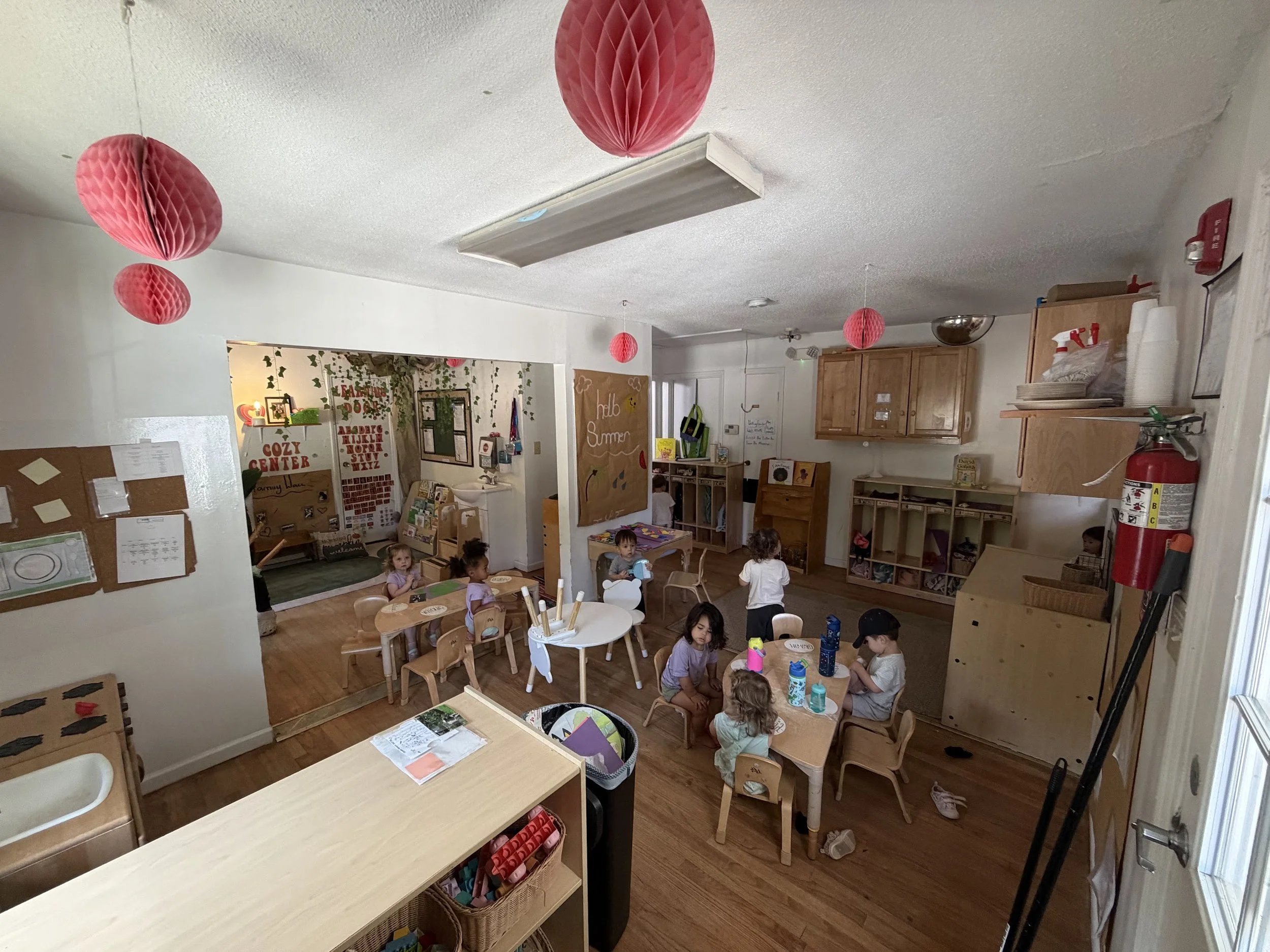 A view of the twos and threes classroom