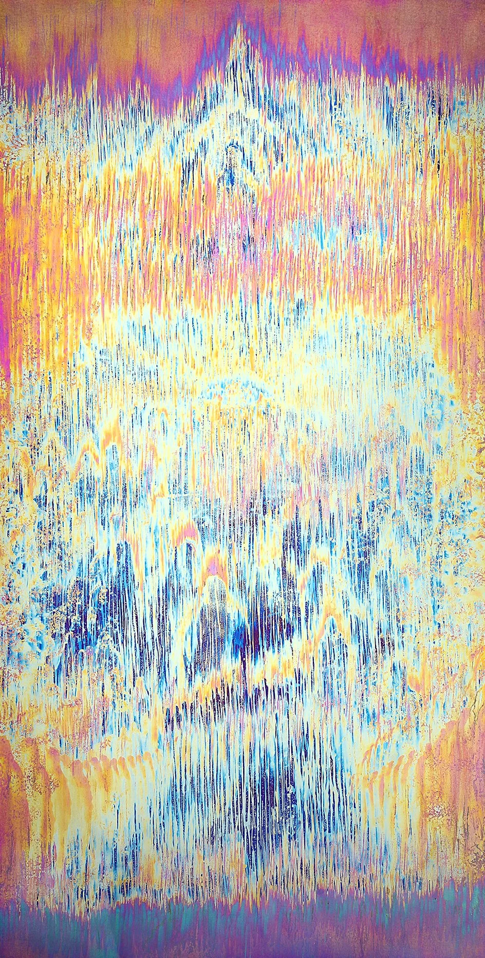Everlasting Instant in an Everlasting Fate, 2024
Electricity on Titanium
12 × 24 in (30.5 cm x 61 cm)