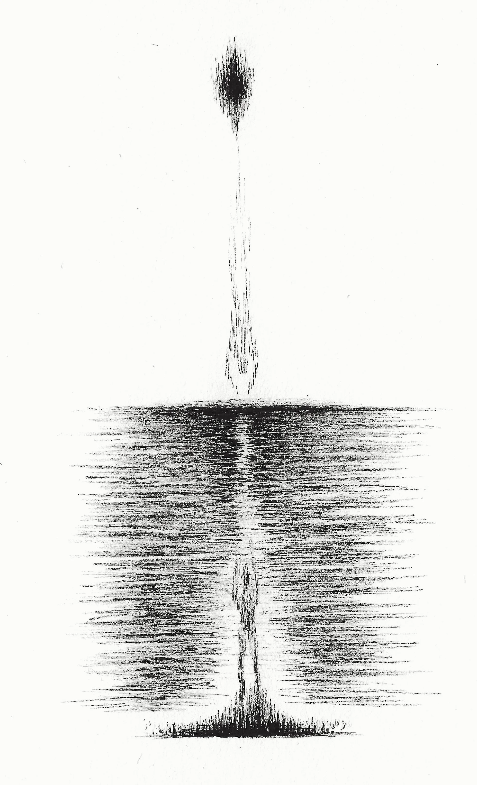 4 x 6 in, ink pen on paper, 2021